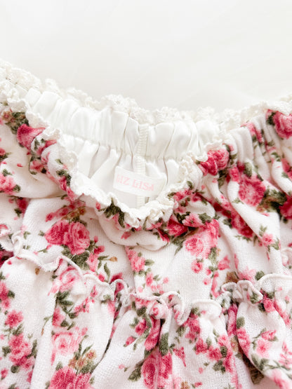 Rare Liz Lisa Ruffle Floral Skirt