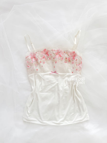 Pink Flower Blossom Camisole
