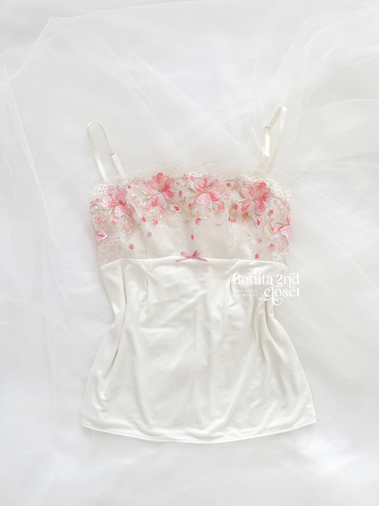 Pink Flower Blossom Camisole