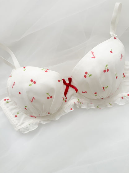 Cherry Baby Bow Bra