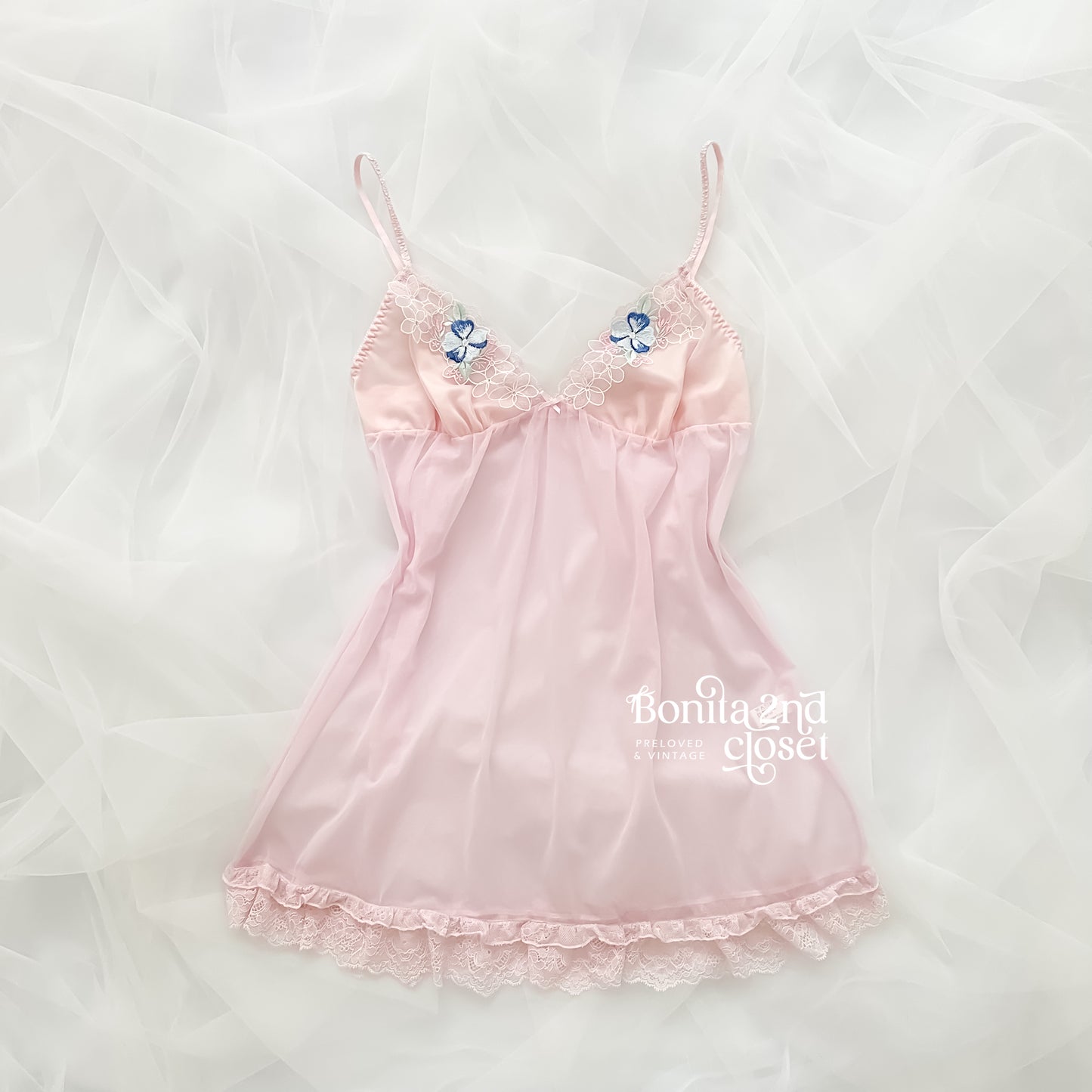 Sheer Cherry Florette Babydoll