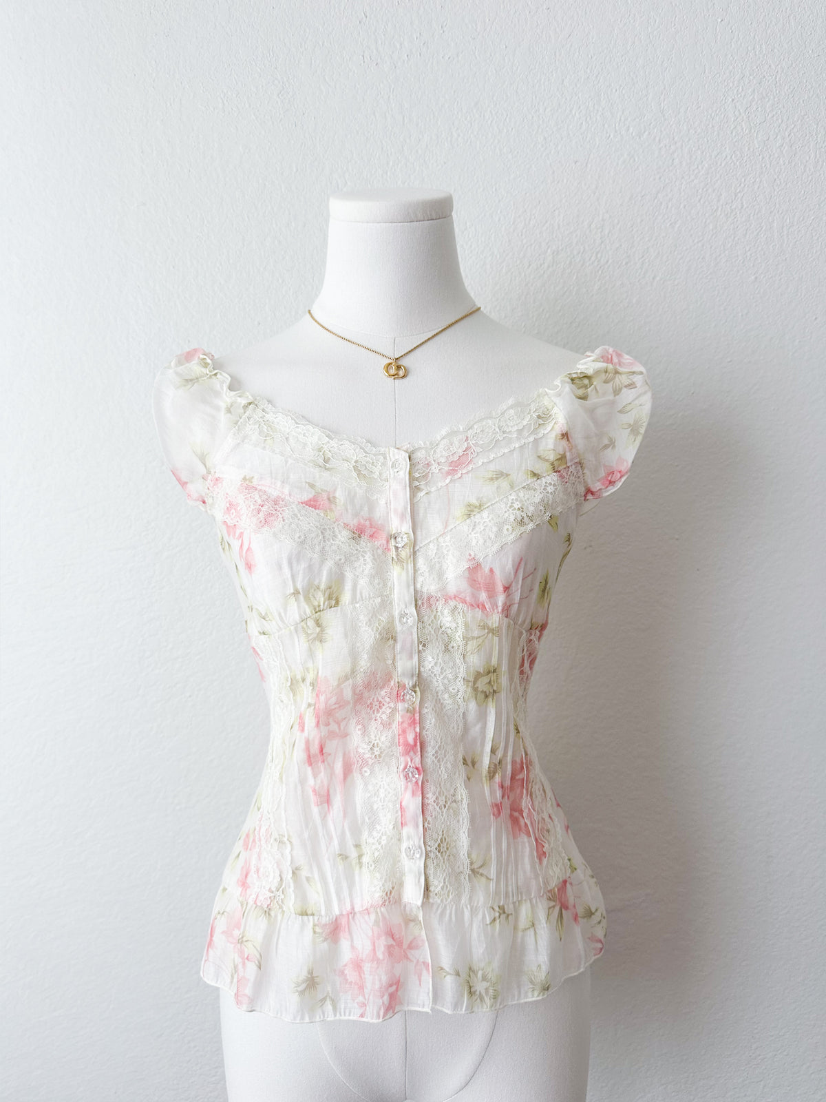 Vintage Fairy Floral Top