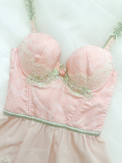 Sage Blossom Fae Corset