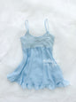 Vintage Blue Babydoll Slipdress