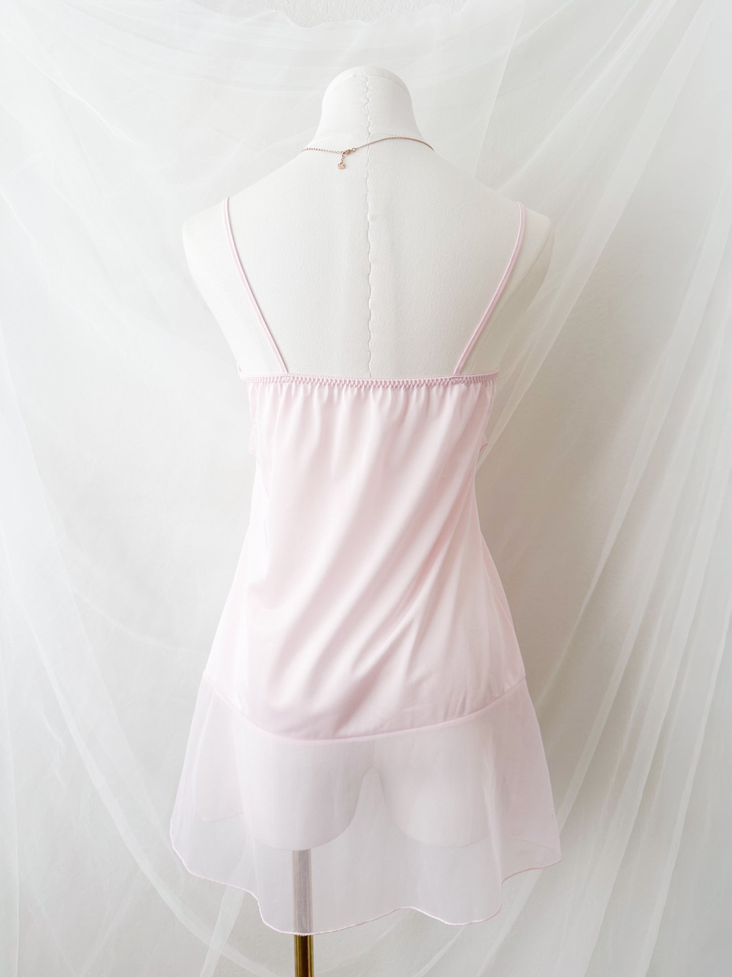 Pink Polkadot Slipdress