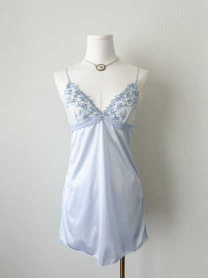 Blue Frost Lace Slipdress