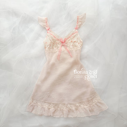 Sheer Rosé Princess Slip