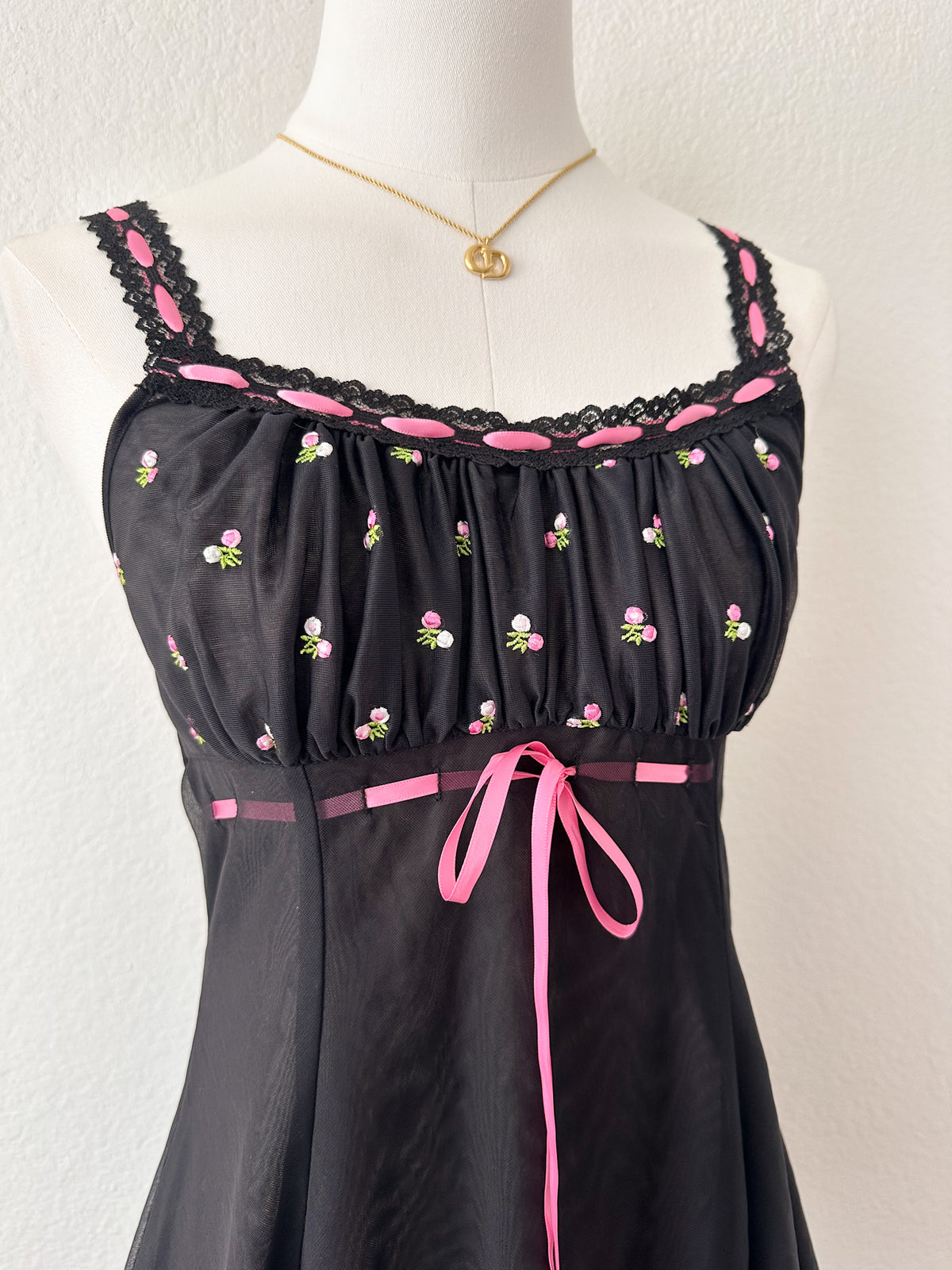 Vintage Betsey Johnson Milkmaid Babydoll