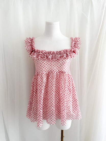 Strawberry Soufflé Babydoll Camisole