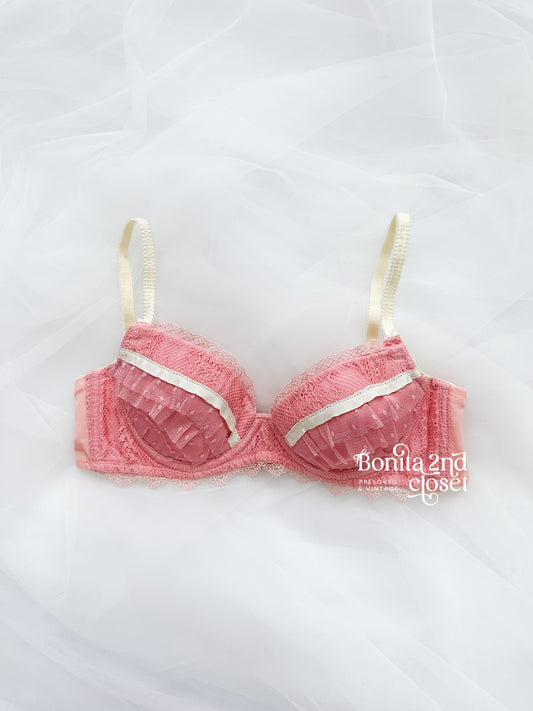 Soft Rosette Veil Bra 30A