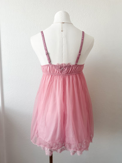 Lace Bloom Babydoll Slipdress