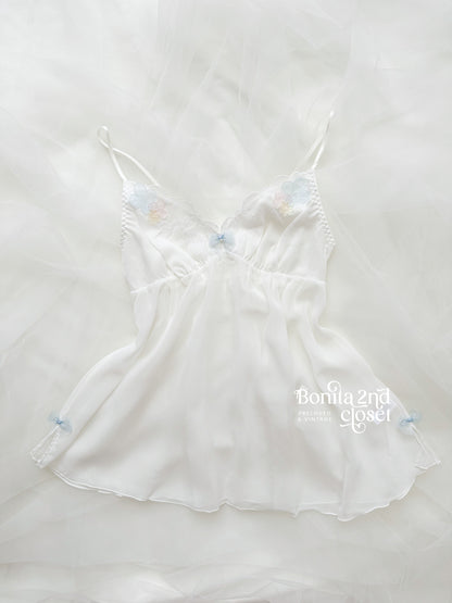 Soft White Bloom Camisole
