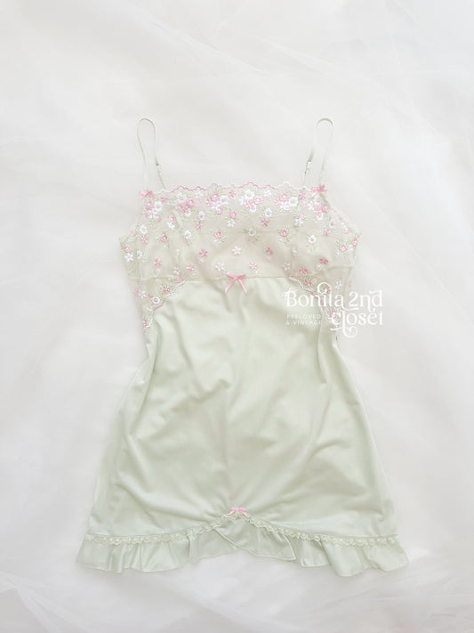 Mint Fairy Bloom Slipdress