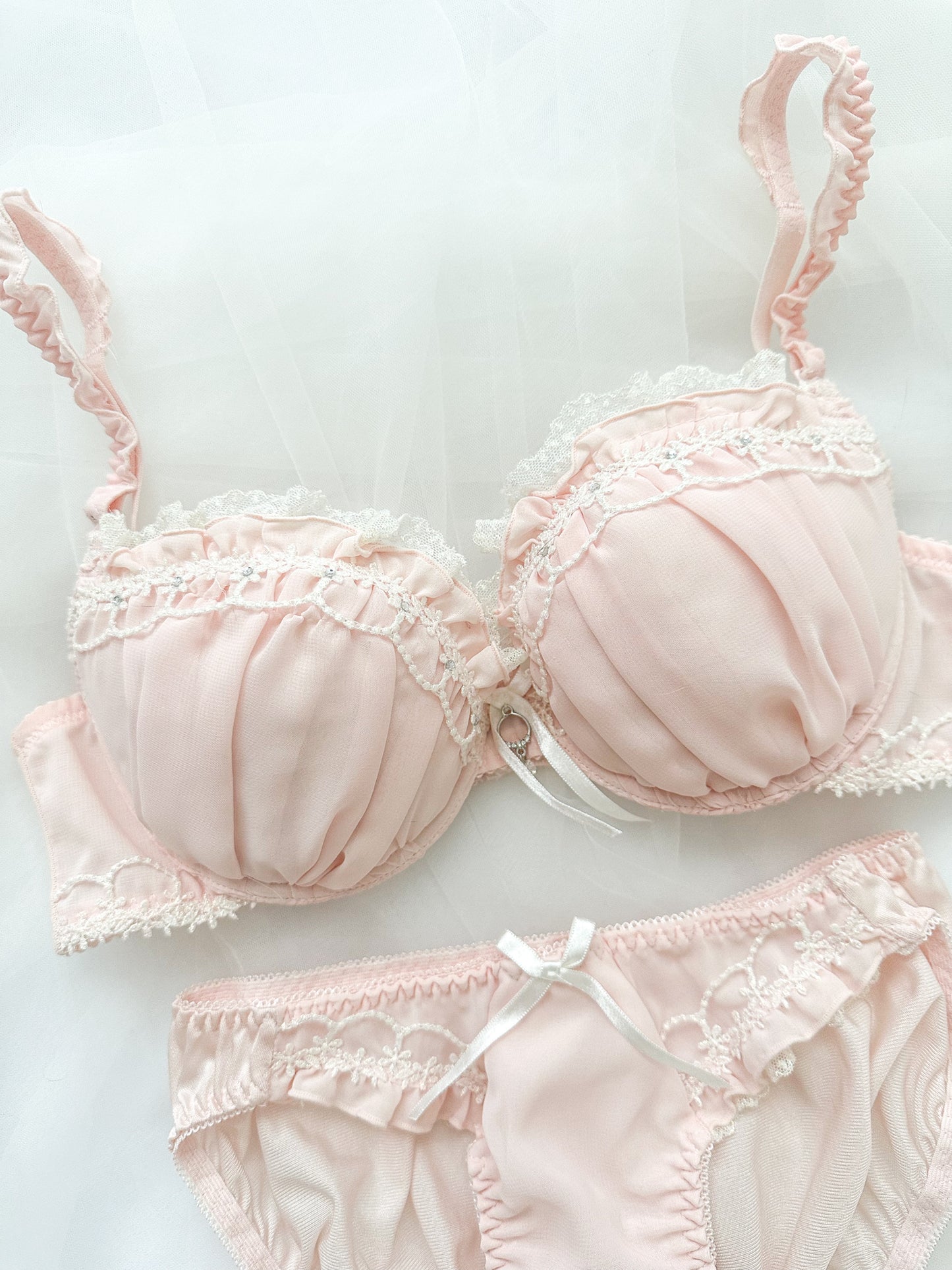 Blush Petals Bra Set 34B