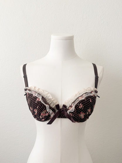 Mocha Blossom Bra 30D