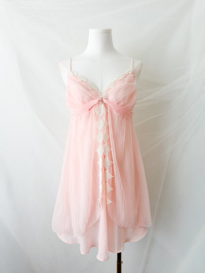 Pink Heirloom Babydollslip