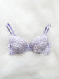 Lilac Kuromi Gingham Wireless Bra