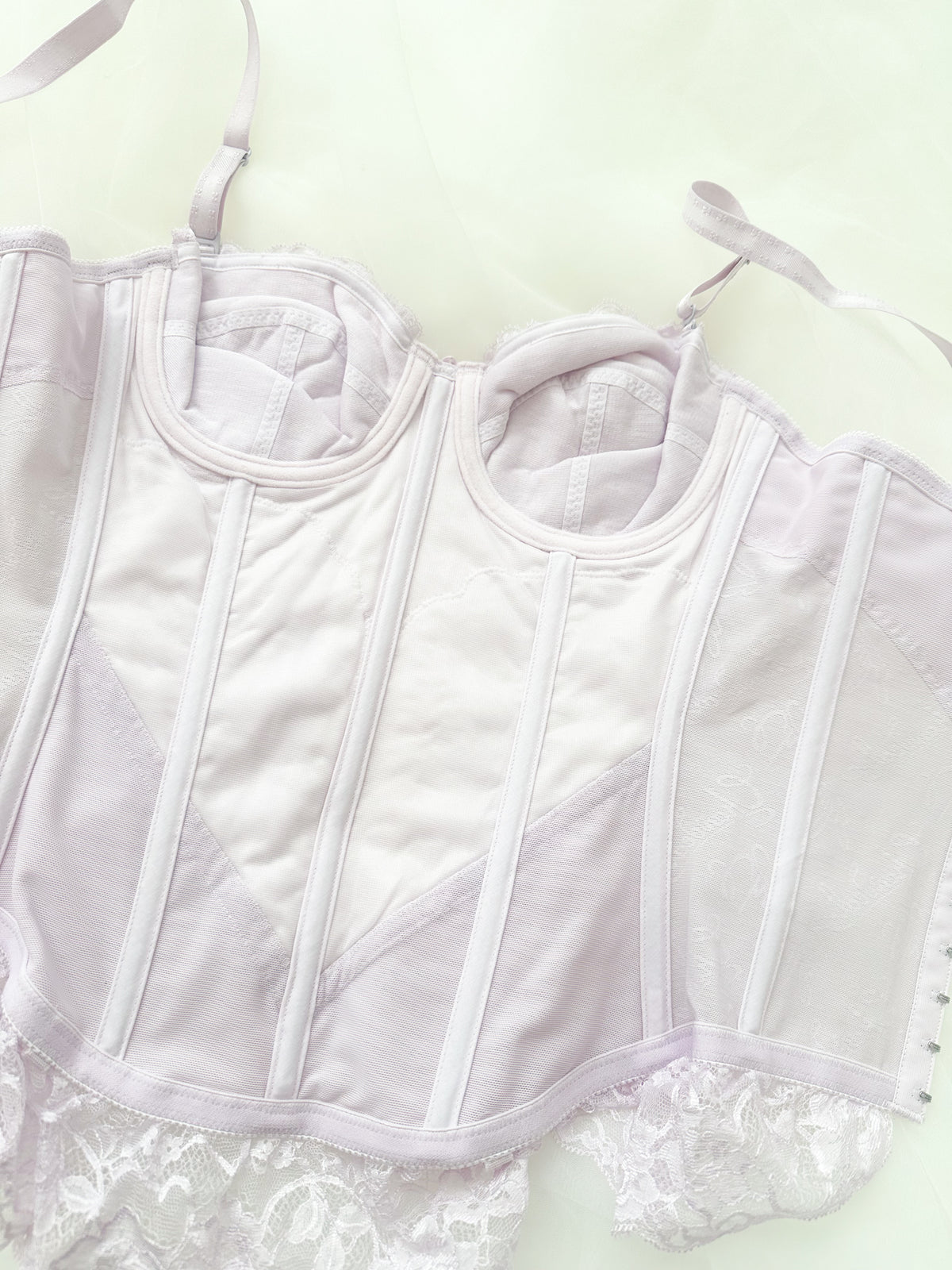 Lilac Lace Corset 30C