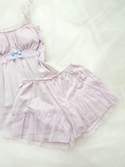Lilac Babydoll Lounge Set