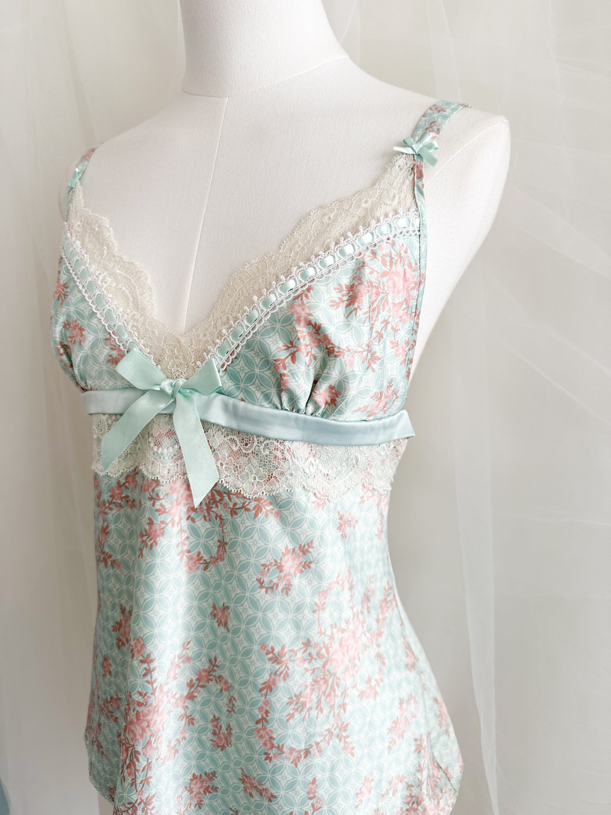 Vintage Porcelain Rose Camisole