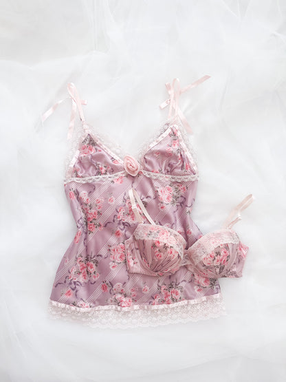 Antique Satin Rosemilk Camisole