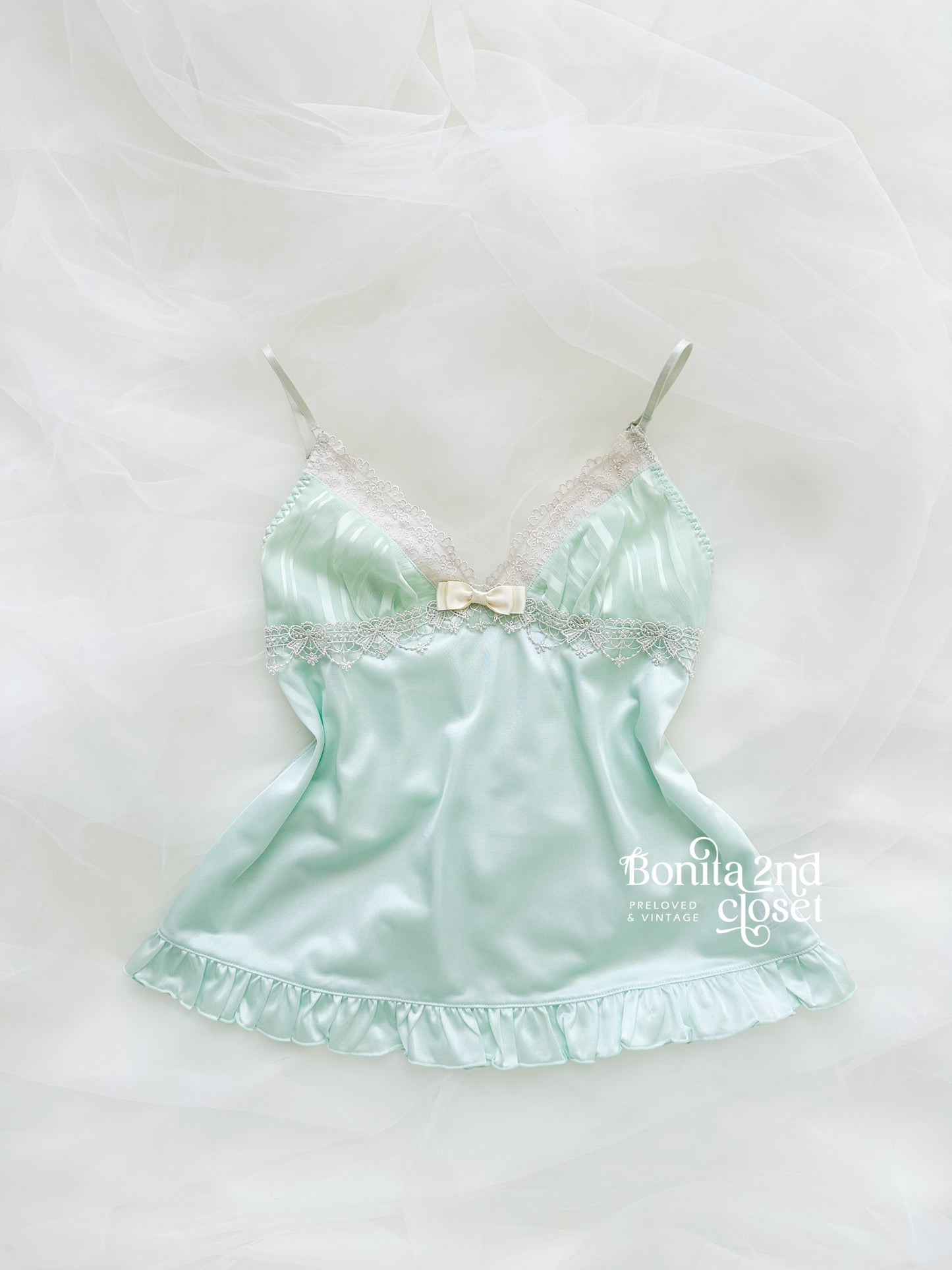 Pastel Mint Babydoll Camisole