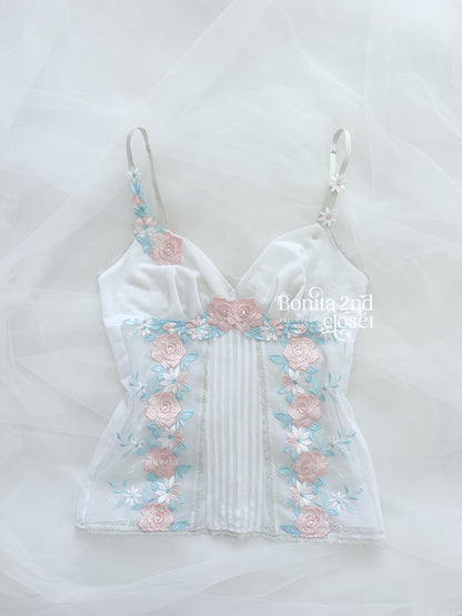 Rosewater Embroidery Camisole
