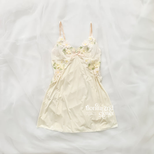 Coquette Fairy Daisy Floral Slip