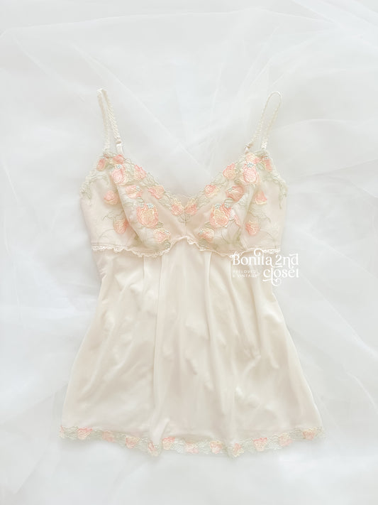 Cream Medow Bloom Camisole