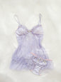 Lavender Fairy Lace Babydoll Set