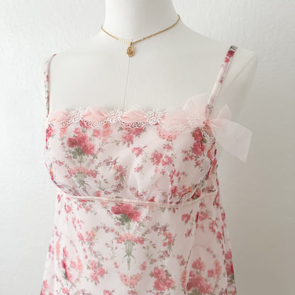 Floral Mist Babydoll camisole