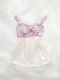 Ribbon Lace Babydoll Camisole
