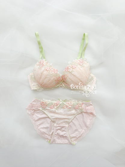 Blush Garden Lace Bra Set