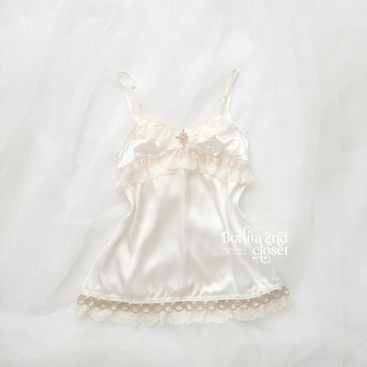 Satin Ruffle Charm Camisole