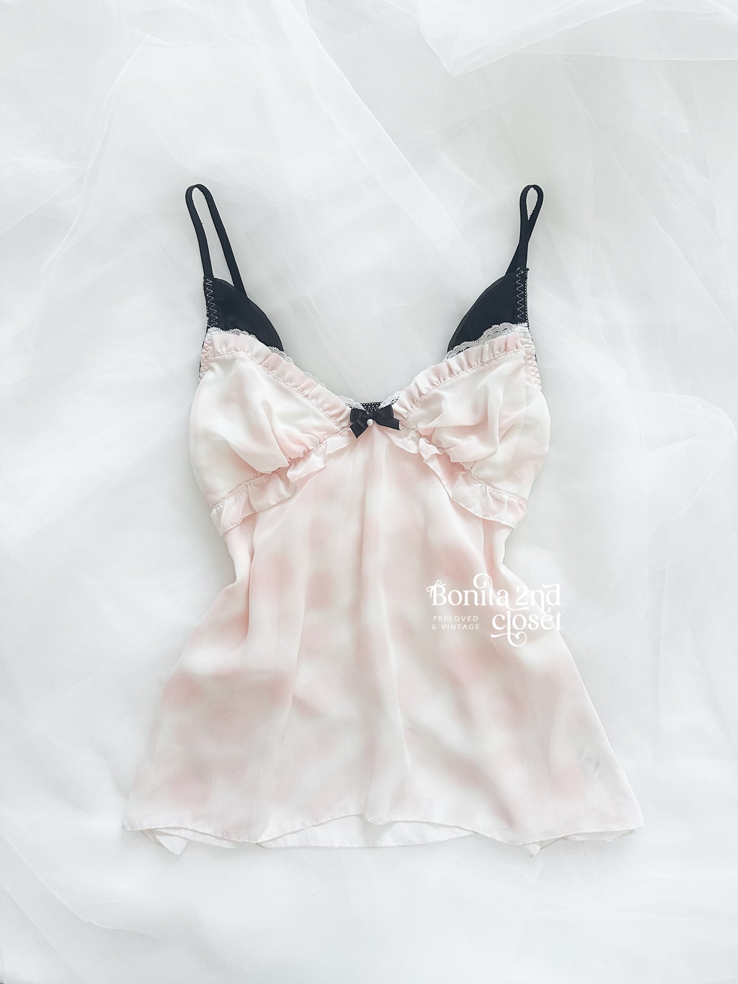 Soft Blush Ruffle Camisole