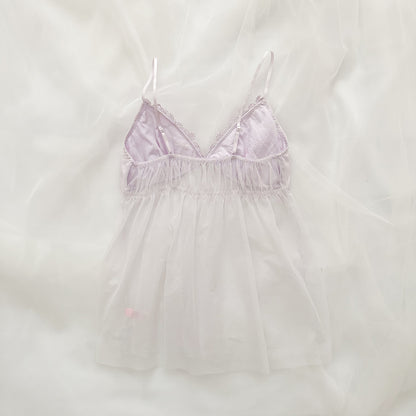 Lavender Floral Lace Camisole