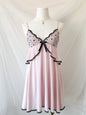 Noir Bow Darling Slipdress