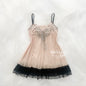 Sheer Cream Bow Tie Babydoll