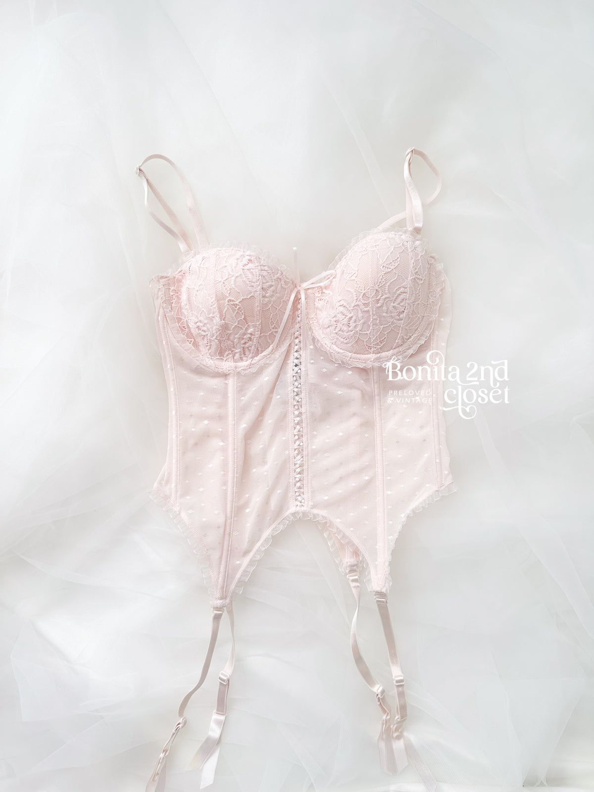 Delicates Blush Lace Corset