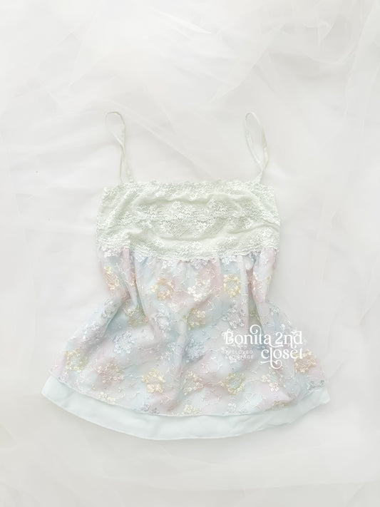Floral Pastel Garden Camisole