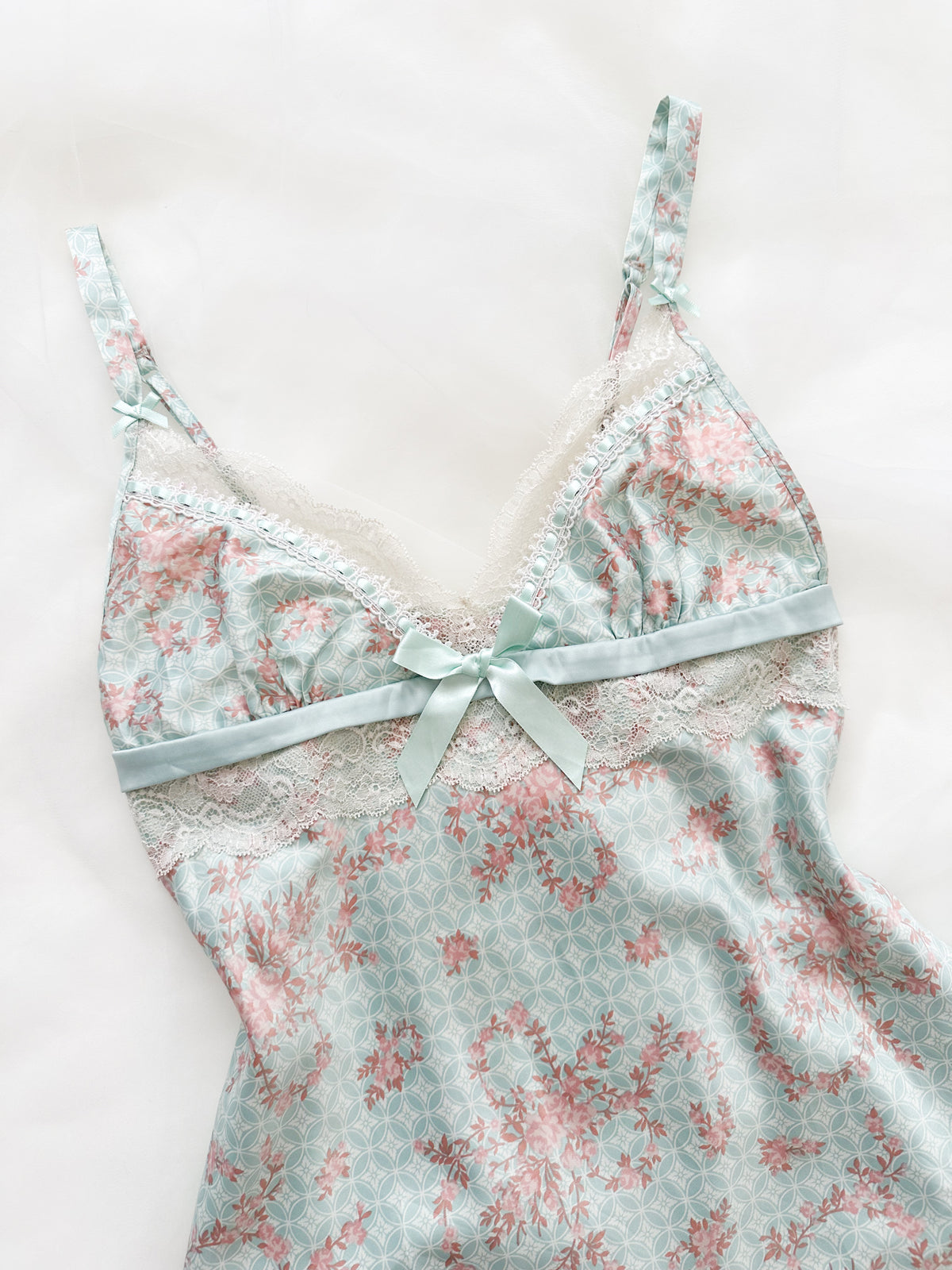 Vintage Porcelain Rose Camisole