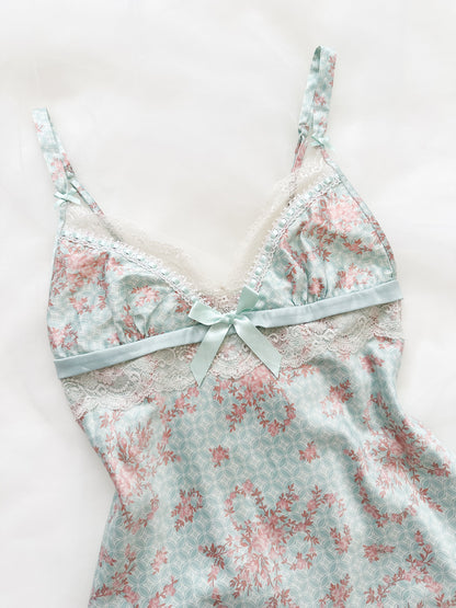 Vintage Porcelain Rose Camisole
