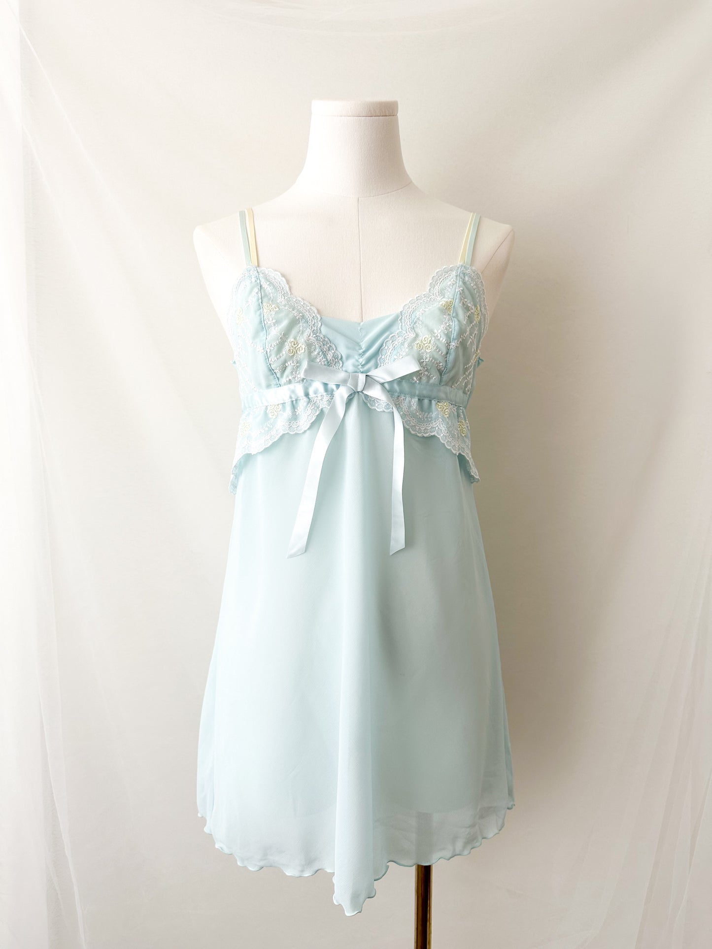 Sky Ribbon Babydoll Slip