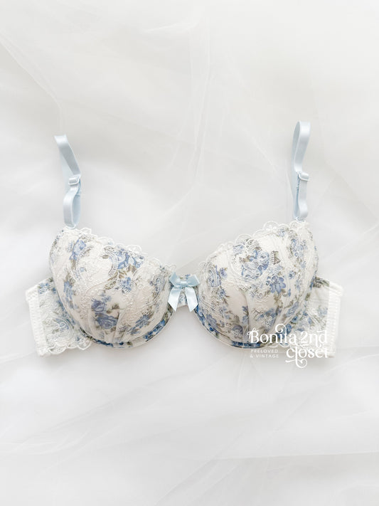 Bluebell Lace Floral Bra 32B