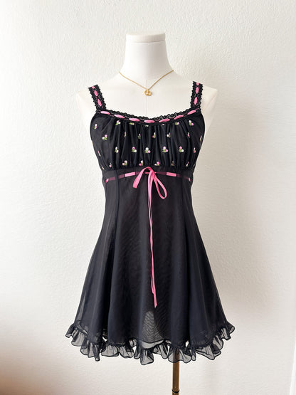 Vintage Betsey Johnson Milkmaid Babydoll