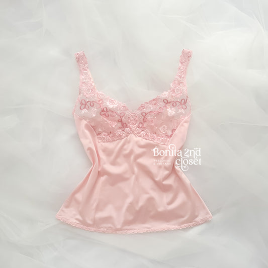Rosette Aria Embroidery Camisole