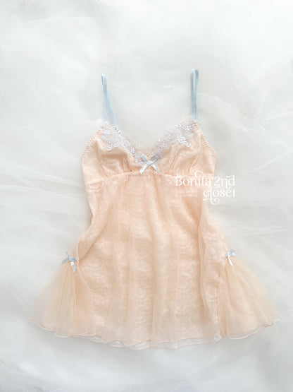 Peach Moonlit Bloom Babydoll