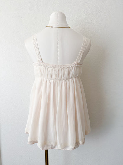 Irovy Ribbon Babydoll Top
