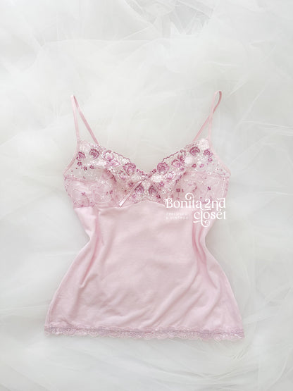 Violet Peony Lace Camisole