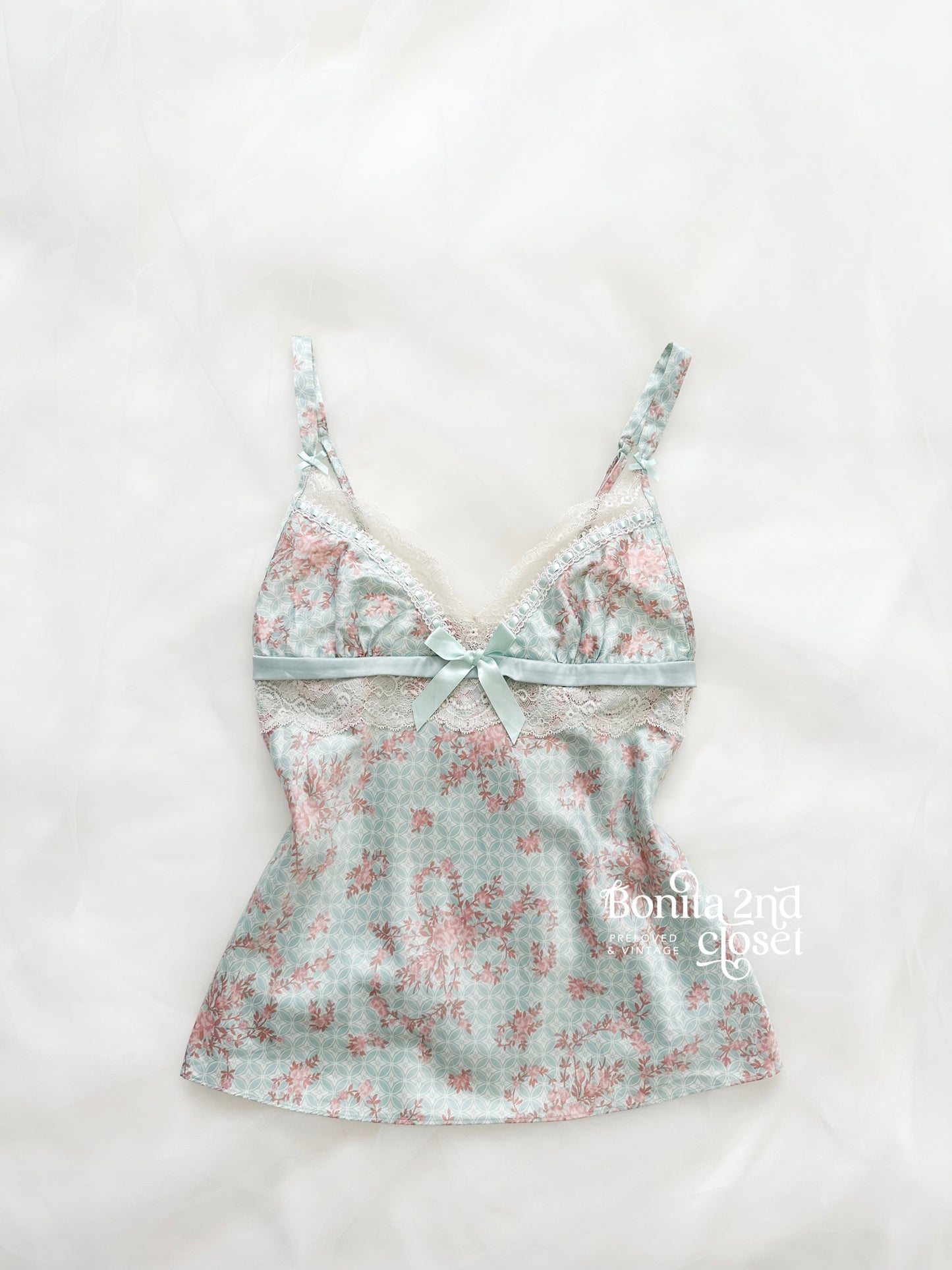 Vintage Porcelain Rose Camisole
